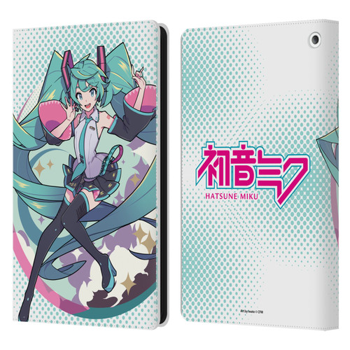 Hatsune Miku Graphics Pastels Leather Book Wallet Case Cover For Amazon Fire HD 8/Fire HD 8 Plus 2020