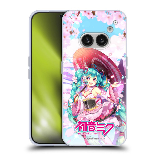 Hatsune Miku Graphics Sakura Soft Gel Case for Nothing Phone (2a)