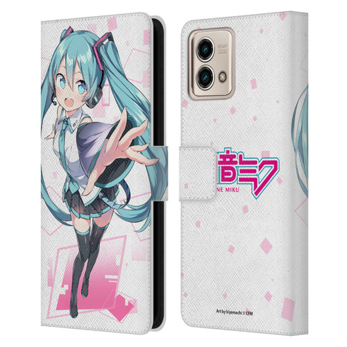 Hatsune Miku Graphics Cute Leather Book Wallet Case Cover For Motorola Moto G Stylus 5G 2023