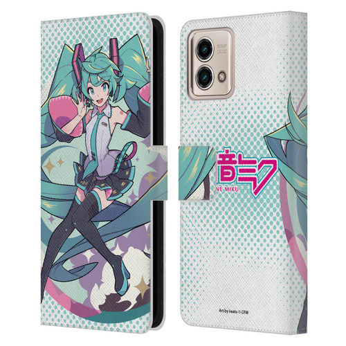 Hatsune Miku Graphics Pastels Leather Book Wallet Case Cover For Motorola Moto G Stylus 5G 2023