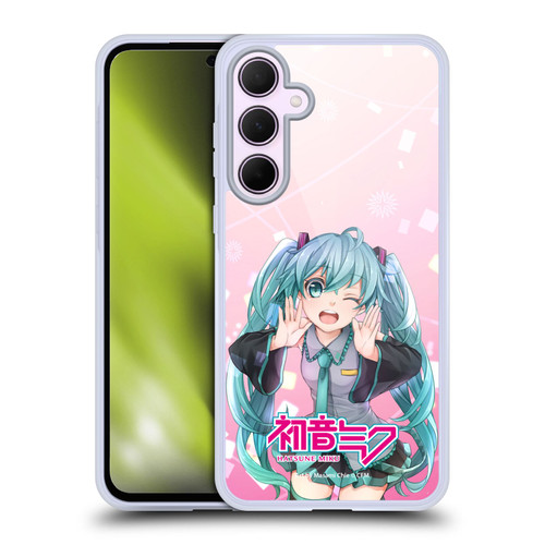 Hatsune Miku Graphics Wink Soft Gel Case for Samsung Galaxy A35 5G