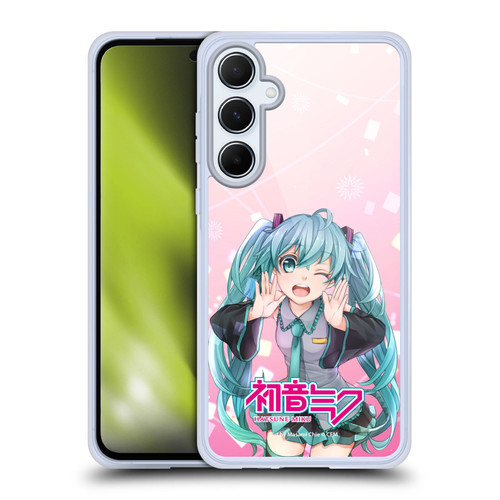Hatsune Miku Graphics Wink Soft Gel Case for Samsung Galaxy A55 5G