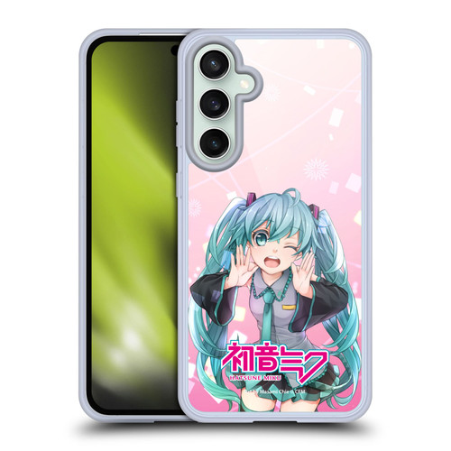Hatsune Miku Graphics Wink Soft Gel Case for Samsung Galaxy S23 FE 5G & MagSafe
