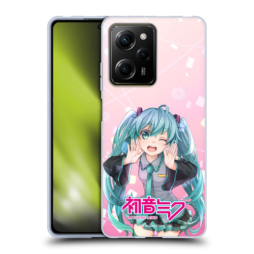 Hatsune Miku Graphics Wink Soft Gel Case for Xiaomi Redmi Note 12 Pro 5G