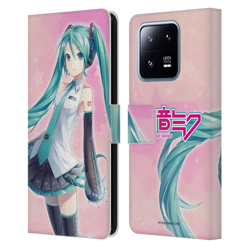 Hatsune Miku Graphics Star Leather Book Wallet Case Cover For Xiaomi 13 Pro 5G