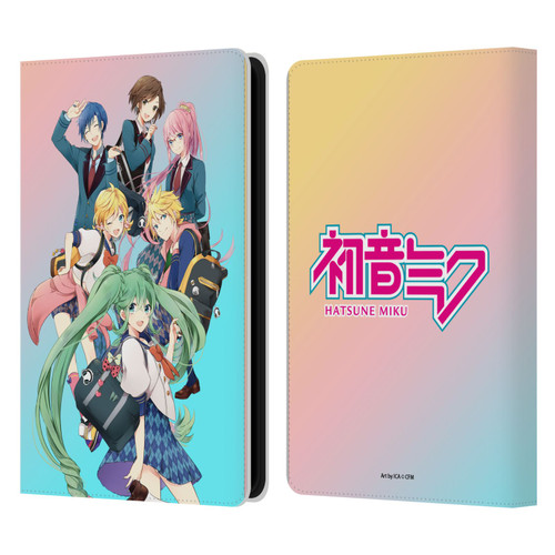 Hatsune Miku Virtual Singers High School Leather Book Wallet Case Cover For Amazon Kindle Paperwhite 5 (2021)