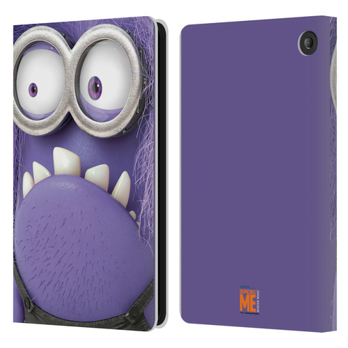 Despicable Me Full Face Minions Evil 2 Leather Book Wallet Case Cover For Amazon Fire 7 2022