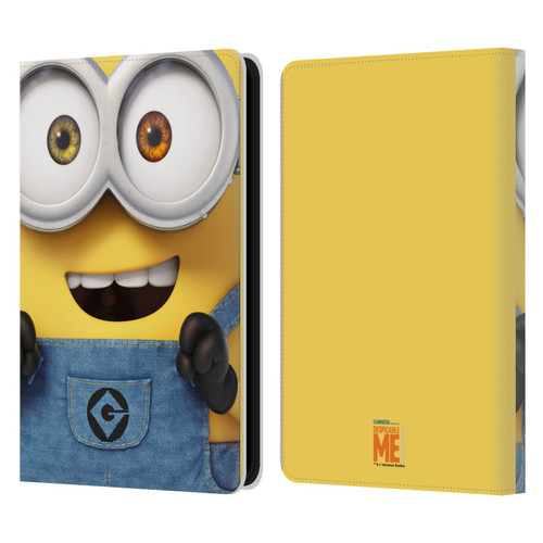 Despicable Me Full Face Minions Bob Leather Book Wallet Case Cover For Amazon Kindle 11th Gen 6in 2022