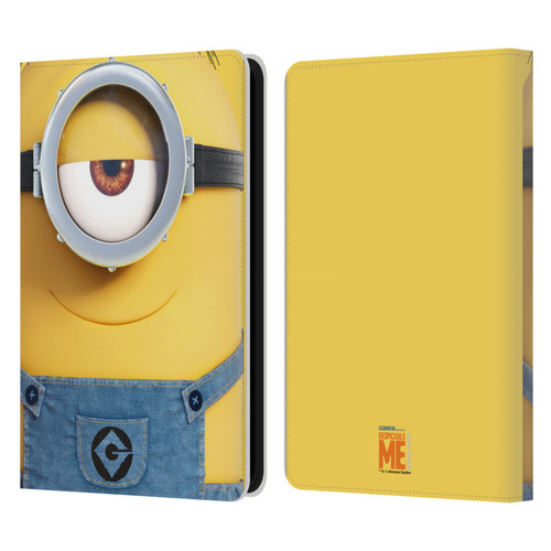 Despicable Me Full Face Minions Stuart Leather Book Wallet Case Cover For Amazon Kindle 11th Gen 6in 2022