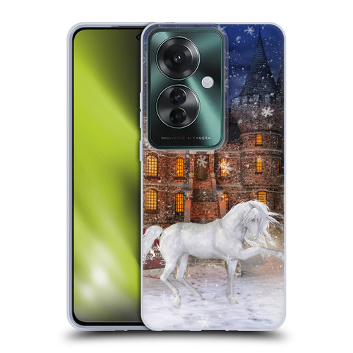 Simone Gatterwe Horses Christmas Time Soft Gel Case for OPPO Reno11 F 5G / F25 Pro 5G