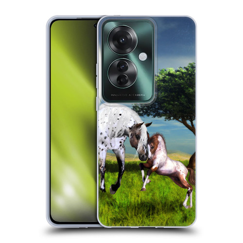 Simone Gatterwe Horses Love Forever Soft Gel Case for OPPO Reno11 F 5G / F25 Pro 5G
