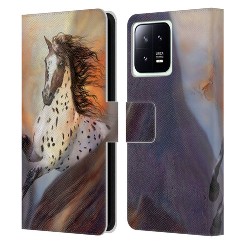 Simone Gatterwe Horses Wild 2 Leather Book Wallet Case Cover For Xiaomi 13 5G