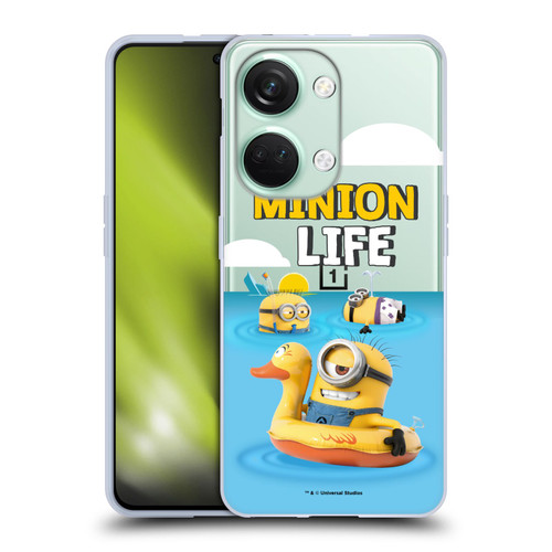 Despicable Me Funny Minions Beach Life Soft Gel Case for OnePlus Nord 3 5G