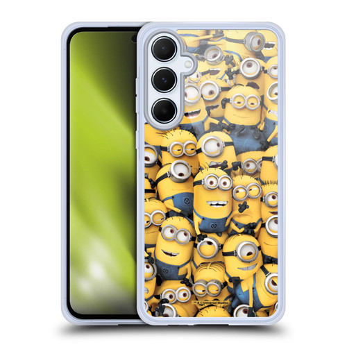 Despicable Me Funny Minions Pattern Soft Gel Case for Samsung Galaxy A55 5G