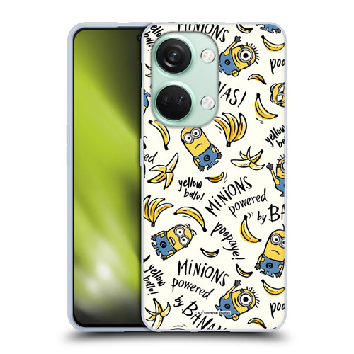 Despicable Me Minion Graphics Banana Doodle Pattern Soft Gel Case for OnePlus Nord 3 5G