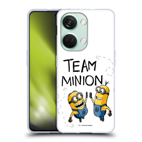 Despicable Me Minion Graphics Team High Five Soft Gel Case for OnePlus Nord 3 5G