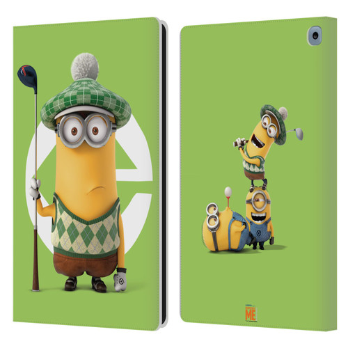 Despicable Me Minions Kevin Golfer Costume Leather Book Wallet Case Cover For Amazon Fire HD 10 (2021)