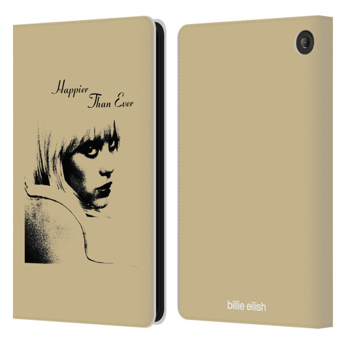Billie Eilish Happier Than Ever Album Image Leather Book Wallet Case Cover For Amazon Fire 7 2022