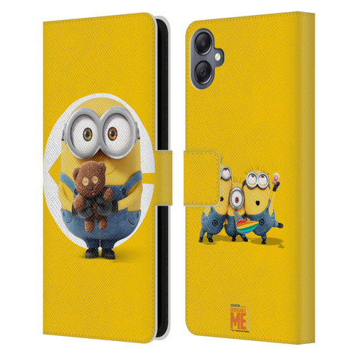 Despicable Me Minions Bob Leather Book Wallet Case Cover For Samsung Galaxy A05