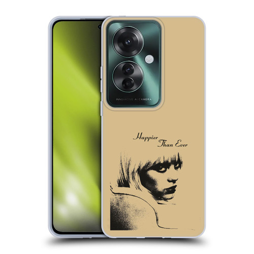 Billie Eilish Happier Than Ever Album Image Soft Gel Case for OPPO Reno11 F 5G / F25 Pro 5G