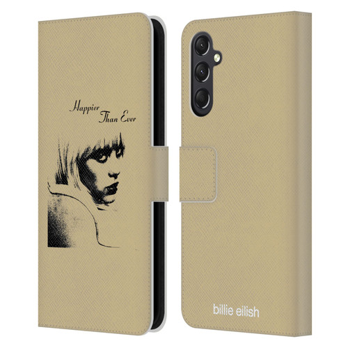 Billie Eilish Happier Than Ever Album Image Leather Book Wallet Case Cover For Samsung Galaxy A24 4G / M34 5G