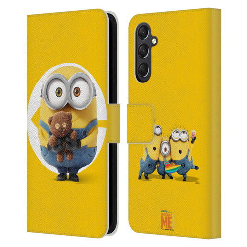 Despicable Me Minions Bob Leather Book Wallet Case Cover For Samsung Galaxy A24 4G / M34 5G
