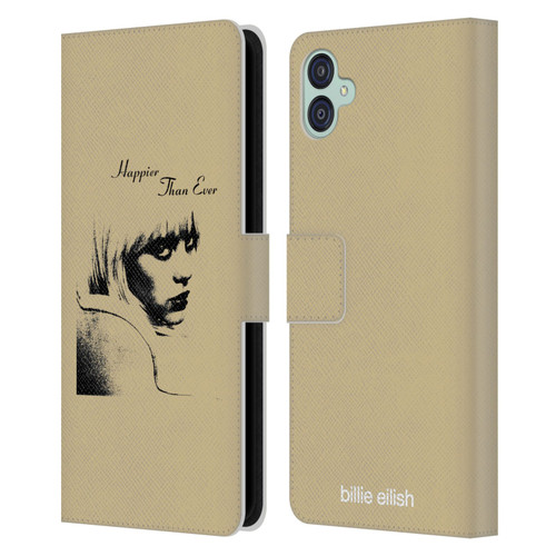 Billie Eilish Happier Than Ever Album Image Leather Book Wallet Case Cover For Samsung Galaxy M04 5G / A04e