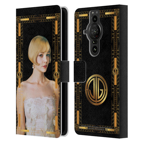The Great Gatsby Graphics Daisy Leather Book Wallet Case Cover For Sony Xperia Pro-I