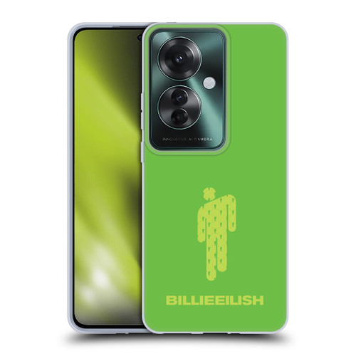 Billie Eilish Key Art Blohsh Green Soft Gel Case for OPPO Reno11 F 5G / F25 Pro 5G