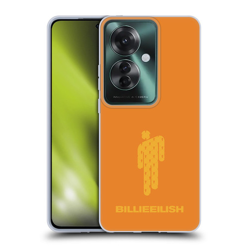 Billie Eilish Key Art Blohsh Orange Soft Gel Case for OPPO Reno11 F 5G / F25 Pro 5G