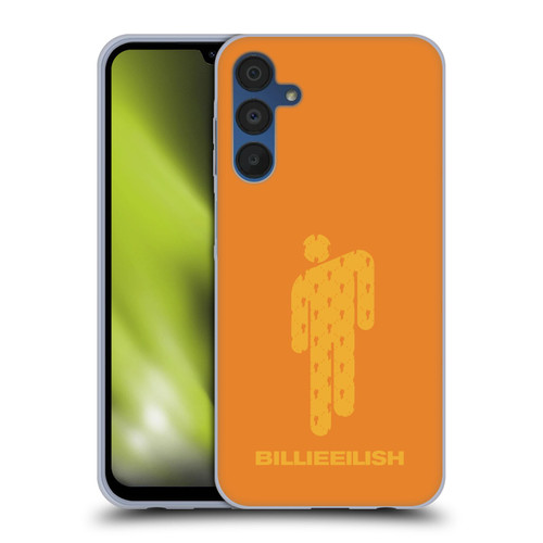 Billie Eilish Key Art Blohsh Orange Soft Gel Case for Samsung Galaxy A15