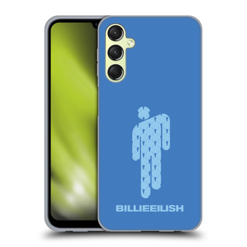 Billie Eilish Key Art Blohsh Blue Soft Gel Case for Samsung Galaxy A24 4G / M34 5G