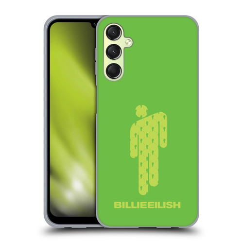 Billie Eilish Key Art Blohsh Green Soft Gel Case for Samsung Galaxy A24 4G / M34 5G