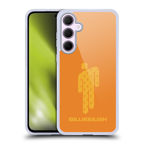 Billie Eilish Key Art Blohsh Orange Soft Gel Case for Samsung Galaxy A35 5G