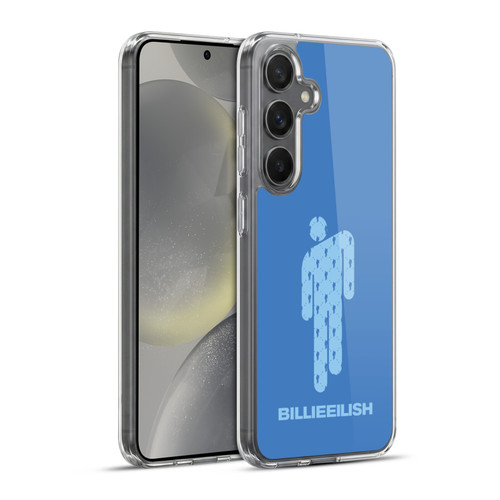 Billie Eilish Key Art Blohsh Blue Soft Gel Case for Samsung Galaxy S24+ 5G & MagSafe