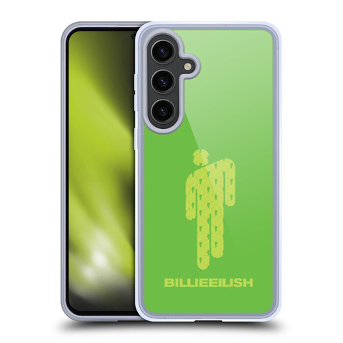 Billie Eilish Key Art Blohsh Green Soft Gel Case for Samsung Galaxy S24+ 5G