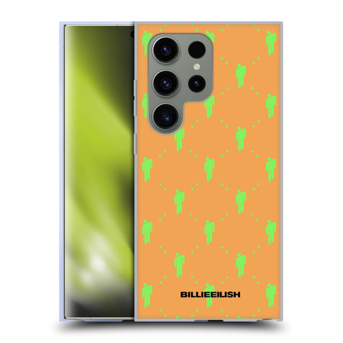 Billie Eilish Key Art Blohsh Pattern Soft Gel Case for Samsung Galaxy S24 Ultra 5G
