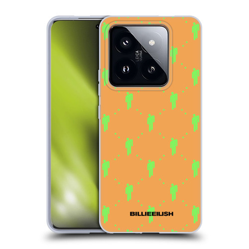 Billie Eilish Key Art Blohsh Pattern Soft Gel Case for Xiaomi 14 Pro