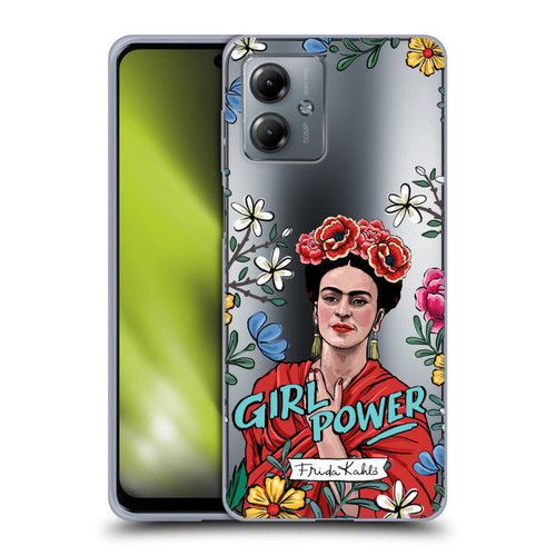Frida Kahlo Art & Quotes Girl Power Soft Gel Case for Motorola Moto G14