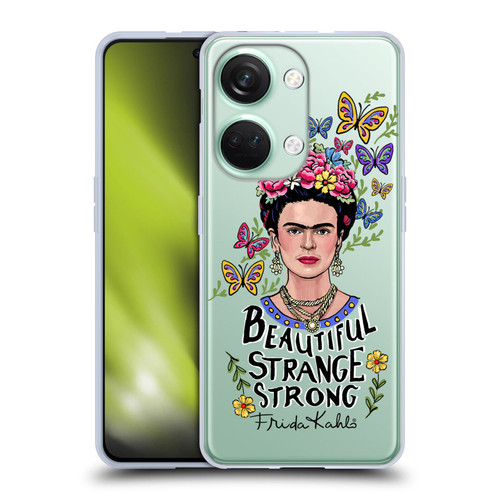 Frida Kahlo Art & Quotes Beautiful Woman Soft Gel Case for OnePlus Nord 3 5G