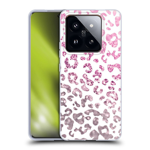 Monika Strigel Animal Print Glitter Pink Soft Gel Case for Xiaomi 14 Pro