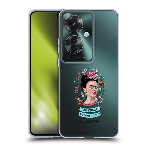 Frida Kahlo Art & Quotes Feminism Soft Gel Case for OPPO Reno11 F 5G / F25 Pro 5G