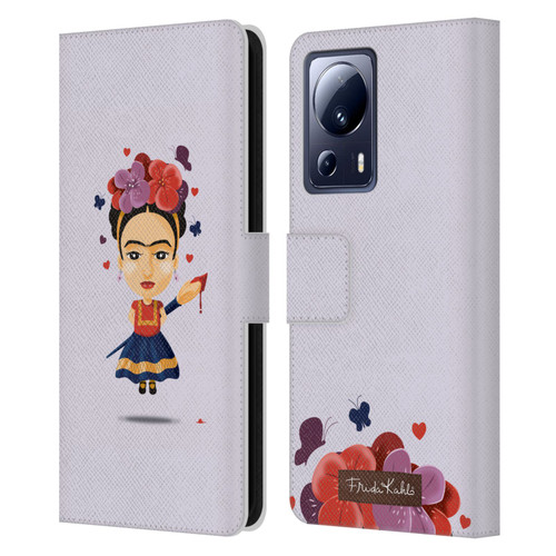 Frida Kahlo Doll Solo Leather Book Wallet Case Cover For Xiaomi 13 Lite 5G