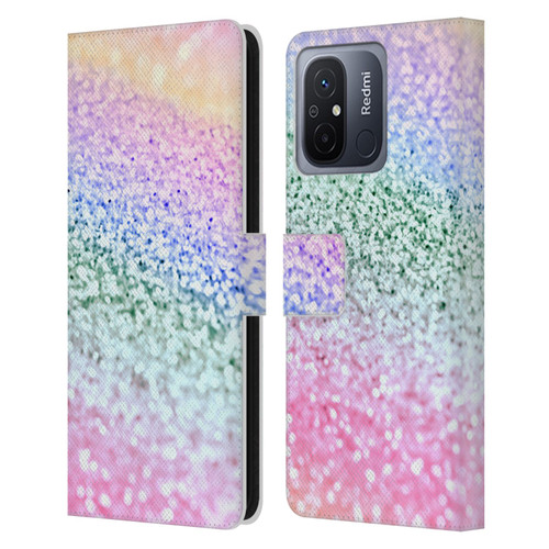 Monika Strigel Glitter Collection Unircorn Rainbow Leather Book Wallet Case Cover For Xiaomi Redmi 12C