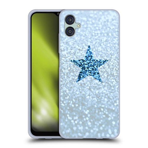 Monika Strigel Glitter Star Pastel Rainy Blue Soft Gel Case for Samsung Galaxy M04 5G / A04e