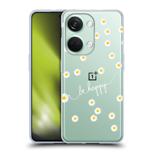 Monika Strigel Happy Daisy Clear Soft Gel Case for OnePlus Nord 3 5G