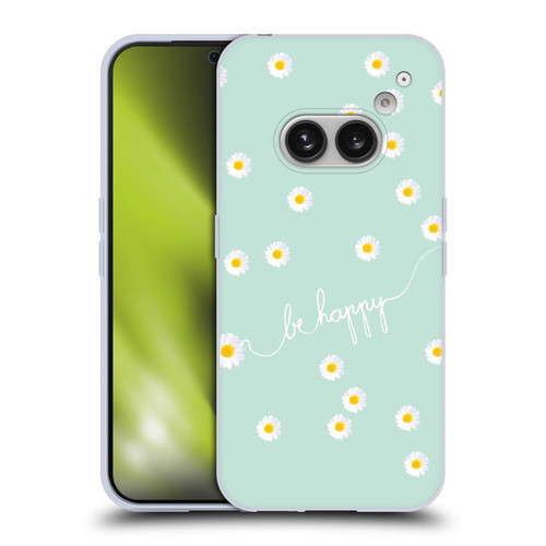 Monika Strigel Happy Daisy Mint Soft Gel Case for Nothing Phone (2a)