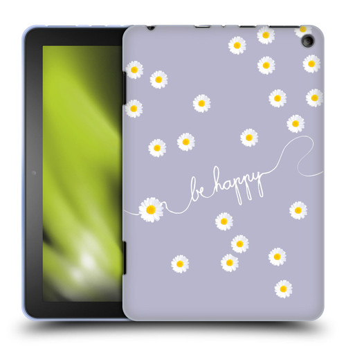 Monika Strigel Happy Daisy Lavender Soft Gel Case for Amazon Fire HD 8/Fire HD 8 Plus 2020