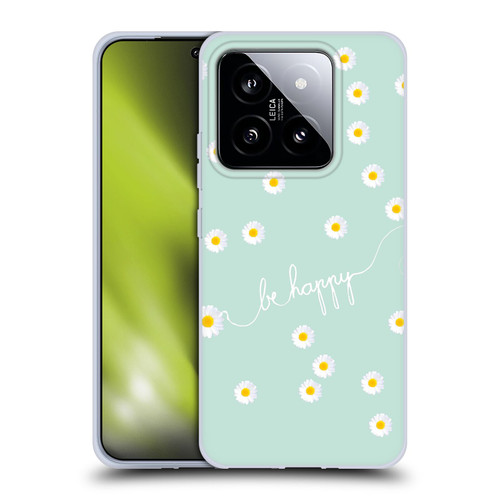 Monika Strigel Happy Daisy Mint Soft Gel Case for Xiaomi 14