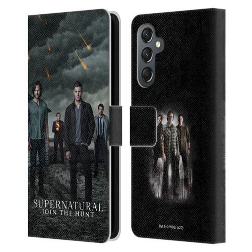 Supernatural Key Art Season 12 Group Leather Book Wallet Case Cover For Samsung Galaxy A25 5G